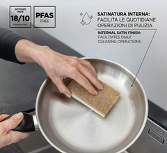 Chảo Inox Barazzoni LE INOXIDABILI