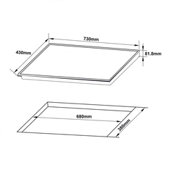 Bếp từ lắp âm 2 vùng nấu Hafele HC-I73242B