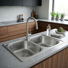 Chậu inox Hafele Rose II 2B