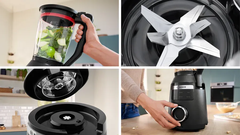 Máy xay sinh tố hiệu suất cao Series 6 VitaPower 1800W Bosch MMB6652B