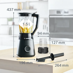 Máy xay sinh tố Bosch MMB6176B 1200W Series 4