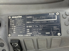 Xe nâng điện 1.5 tấn KOMATSU FB15-12 Hoạt Động Ít (Đời 2015)