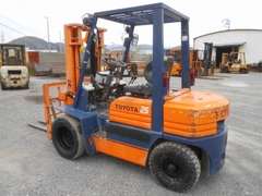 Xe nâng dầu 2.5 tấn TOYOTA 5FD25 Số Sàn (Lốp Kép - Gật Gù)