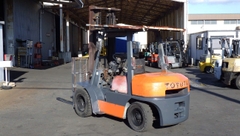 Xe nâng dầu 3.5 tấn TOYOTA 6FD35 Số Sàn - Nâng Cao 4m (Gật Gù)