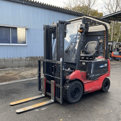 Xe nâng điện cũ ngồi lái 2 tấn NYK FB20PN-77B-300 Đời 2016 (Bình Hitachi 545Ah)