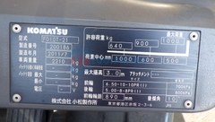 Xe nâng dầu 1 tấn Komatsu FD10T-21/200186 năm 2011