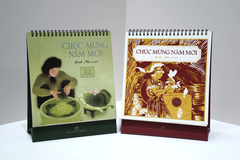 Combo 2 cuốn Lịch để bàn Tết 2027: Suy tưởng và Hà Nội Băm sáu phố phường