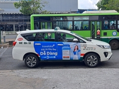 Dán decal xe Taxi