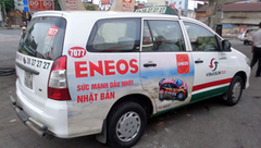 Dán decal xe Taxi