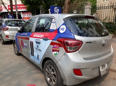 Dán decal xe Taxi