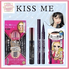 [FREE SHIP] Set Mascara Kẻ Mắt Kiss Me Không Lem Không Trôi