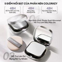 Phấn Phủ Nén Colorkey Kiềm Dầu Long Lasting Oil-Control Airy Powder 12G