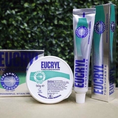 [FREE SHIP] COMBO Kem Và Bột Trắng Răng Eucryl Anh quốc