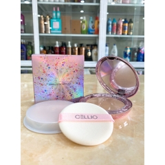 Phấn Phủ Nén Cellio Shining Ex Twoway Cake Hàn Quốc Chính Hãng ( 2 Lõi )