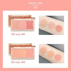 [FREE SHIP] Phấn Má Hồng HOLD LIVE 3 Ô