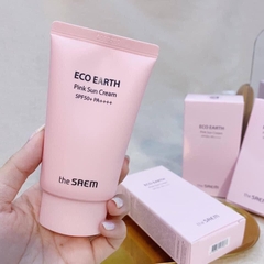 Kem Chống Nắng The SAEM ECO EARTH Pink Sun Cream mẫu mới