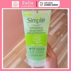 Sữa rửa mặt Simple siêu lành tính