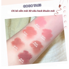Chì Kẻ Viền Môi GOGO TALES hack dáng môi 3D tự nhiên