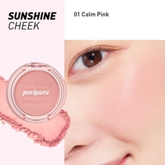 PHẤN MÁ HỒNG PERIPERA PURE BLUSHED SUNSHINE CHEEK TRANG ĐIỂM MAKEUP PERIPERA