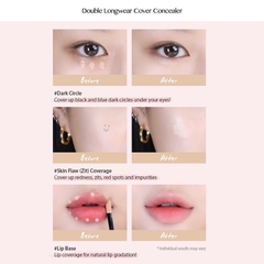 [Peripera] Kem Che khuyết điểm Peripera Double Longwear Cover Concealer (5.5g)