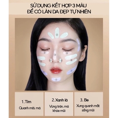 Kem Lót Trang điểm ZEESEA Kem Che Khuyết điểm Lâu Trôi Tự Nhiên