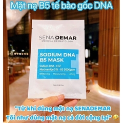 (10 Miếng) COMBO 10 Mặt nạ Senademar DNA B5 mask giúp cấp ẩm dưỡng trắng phục hồi da Hàn Quốc