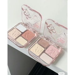 Tạo Khối Highlight VEECCI Phấn Má Hồng bắt sáng 4trong1 Sắc Tông Nude Tự Nhiên 9g