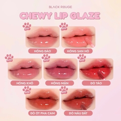 Son Tint Bóng Black Rouge Chewy Lip Glaze 3.28g căng mọng môi dạng gloss siêu bóng