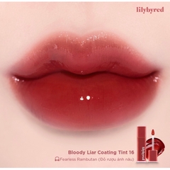 [FREE SHIP] Son Kem Tint LILYBYRED Bloody Liar Coating Tint
