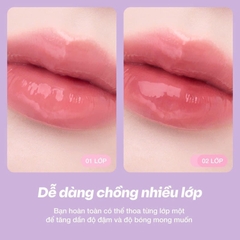 [OFÉLIA] Son Tint Bóng Lâu Trôi Cho Đôi Môi Căng Mọng Ofélia Lolli Glow Tint 3.9g Zulia Cosmetics
