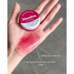 [UK] Son Dưỡng Môi Vaseline Lip Therapy Rosy Hộp Thiếc Màu Hồng 20g
