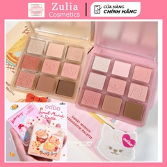 [ODBO 2024] Bảng Phấn Mắt 9 Ô Odbo Kitten Day & Puppy Day Mèo & Cún Con Tặng Kèm Kẹp Tóc Sweet Munch 9g Od2024