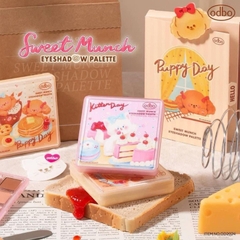 [ODBO 2024] Bảng Phấn Mắt 9 Ô Odbo Kitten Day & Puppy Day Mèo & Cún Con Tặng Kèm Kẹp Tóc Sweet Munch 9g Od2024