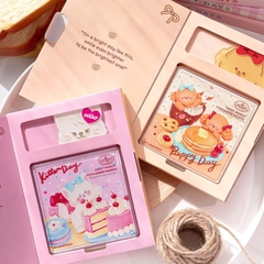[ODBO 2024] Bảng Phấn Mắt 9 Ô Odbo Kitten Day & Puppy Day Mèo & Cún Con Tặng Kèm Kẹp Tóc Sweet Munch 9g Od2024