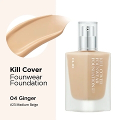 [Clio] KEM NỀN CHO DA DẦU CLIO KILL COVER FOUNWEAR FOUNDATION 13 Gam
