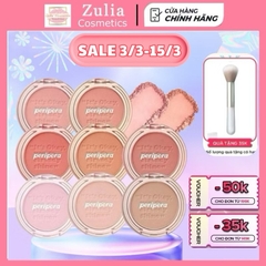 PHẤN MÁ HỒNG PERIPERA PURE BLUSHED SUNSHINE CHEEK TRANG ĐIỂM MAKEUP PERIPERA