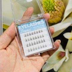 Lông Mi Giả chùm Tranci siêu đẹp kết sợi đều, lông mi cụm tự nhiên makeup chuyên nghiệp