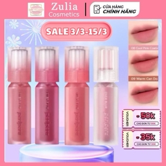 Son Kem Lỳ Peripera Over BLUR TINT kem nhung mịn bền màu  3.5g