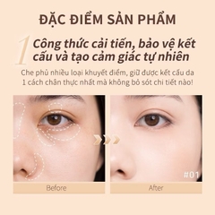 Kem che khuyết điểm JUDYDOLL dạng lỏng độ che phủ cao lâu trôi Zulia Cosmstics - JudyDoll