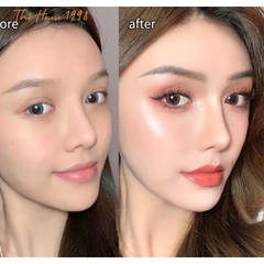 Phấn Bắt Sáng Sư Tử Lion Gloss Powder Highlight mềm mịn sang chỉnh bám phấn lên màu đẹp