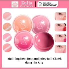 (NEW) Má Hồng Kem Trứng dạng lăn ROMAND Juicy Roll Cheek (8.4g) Dạng Lăn