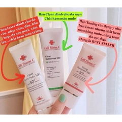 [FREE SHIP] Kem Chống Nắng Cell Fushion C Nâng Tone Trắng hồng 50g