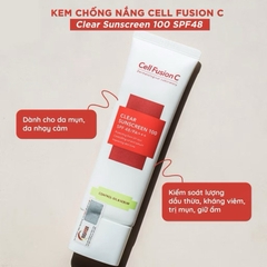 [FREE SHIP] Kem Chống Nắng Cell Fushion C Nâng Tone Trắng hồng 50g