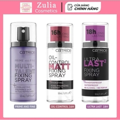 [CATRICE] Xịt Khóa Nền Kiềm Dầu, Giữ Ẩm, Căng Bóng, Lâu Trôi Catrice Fixing Spray 50ml