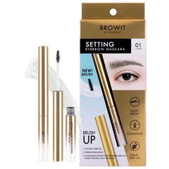 Mascara mày Nongchat Browit Setting Eyebrow chuốt định hình lông mày đầu nhỏ không lem không trôi