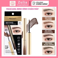Mascara mày Nongchat Browit Setting Eyebrow chuốt định hình lông mày đầu nhỏ không lem không trôi