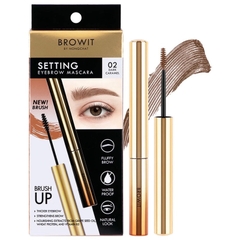 Mascara mày Nongchat Browit Setting Eyebrow chuốt định hình lông mày đầu nhỏ không lem không trôi