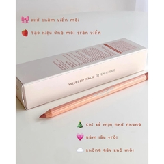 [CLIO] Chì Kẻ Viền Môi Clio Velvet Lip Pencil siêu mịn [ Kèm Gọt Bút ]