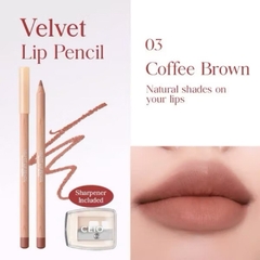 [CLIO] Chì Kẻ Viền Môi Clio Velvet Lip Pencil siêu mịn [ Kèm Gọt Bút ]