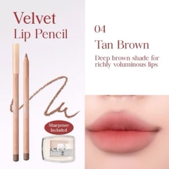 [CLIO] Chì Kẻ Viền Môi Clio Velvet Lip Pencil siêu mịn [ Kèm Gọt Bút ]